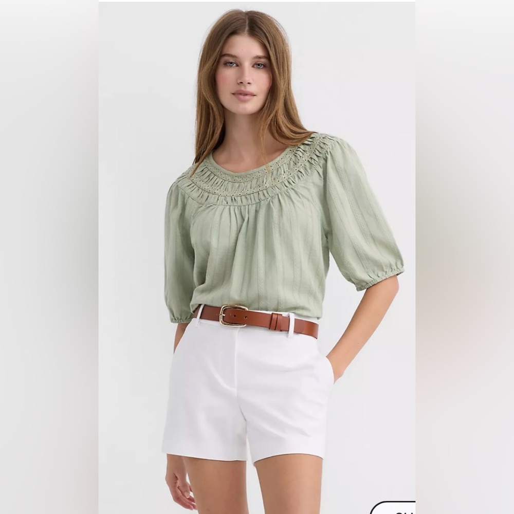 LOFT WHITE THE RIVIERA SHORTS IN SIZE 00 NWT